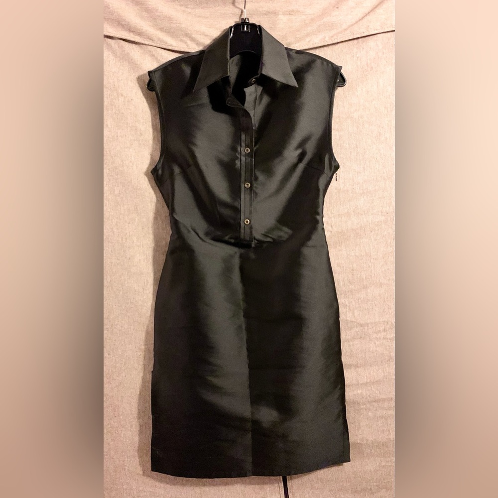 Tommy Hilfiger Sleeveless Black Shirt Dress